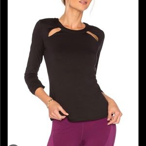 Alo yoga mantra black long sleeve shirt